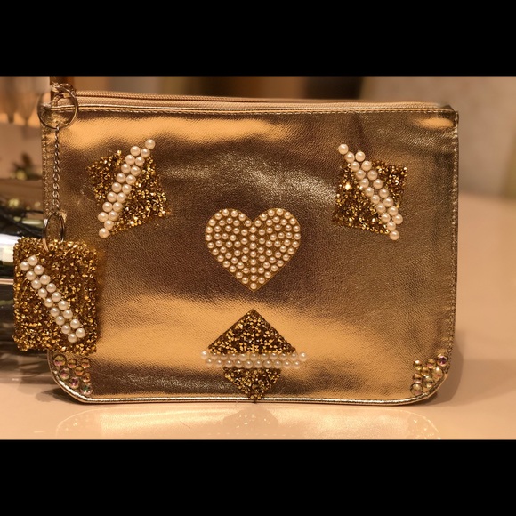 Pearl Heart Gold Purse - Picture 2 of 4
